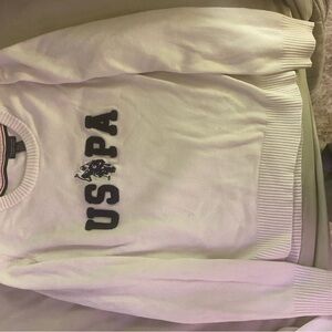U.S. Polo Assn. White Sweater UNISEX